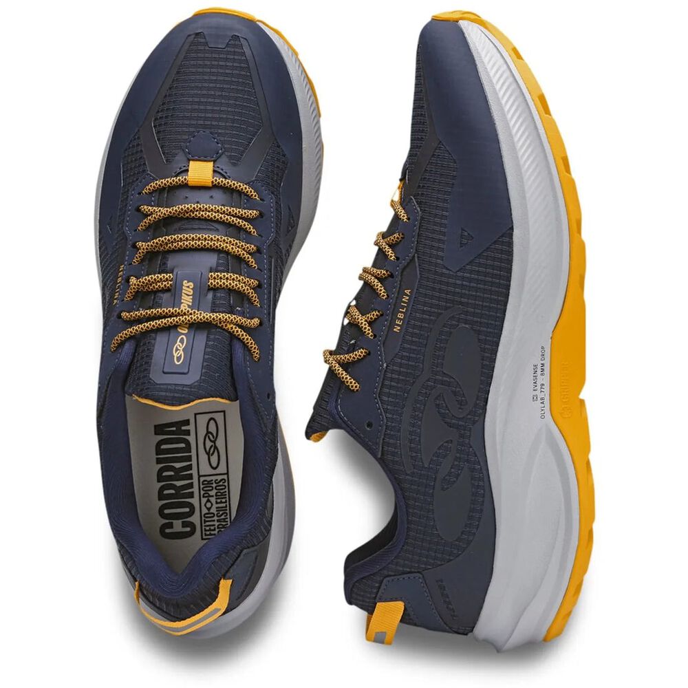 Zapatilla Trail Running Hombre Neblina Azul Marino image number 1.0